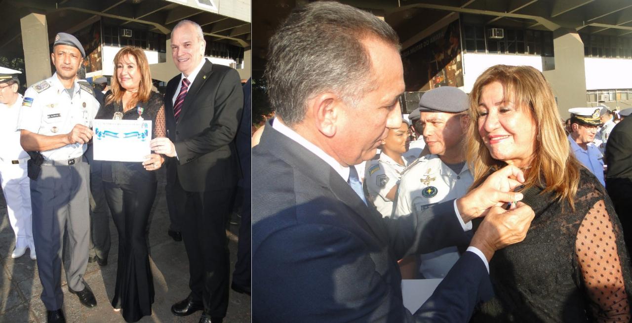 DELEGADA DA POLÍCIA CIVIL DO AMAPÁ É HOMENAGEADA PELA POLÍCIA MILITAR 